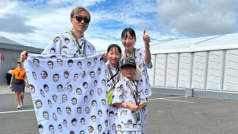 Japanese Grand Prix family fans