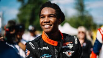 ‘Hamilton support means a lot’: black racer Myles Rowe a step closer to IndyCar