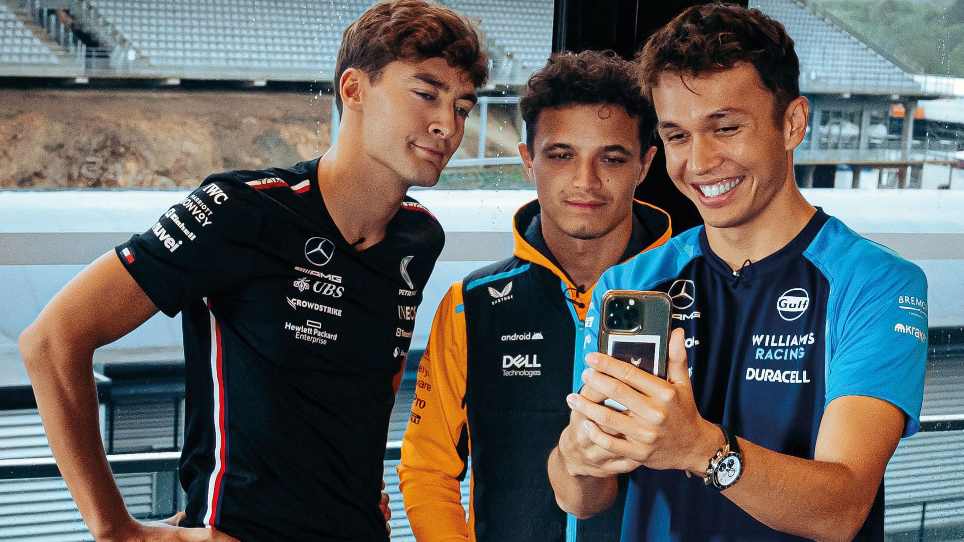 ¿Amigos – rivales – futuros campeones?  Russell, Norris y Albon en ascenso en la F1