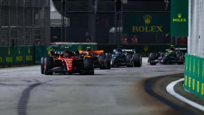 Fight for Singapore win shows why midfield F1 battles don’t cut it