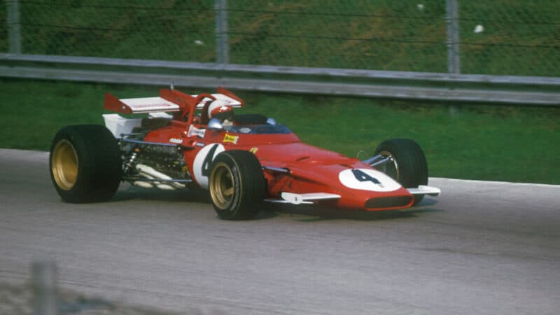 Clay Regazzoni Ferrari 1970 Italian GP Monza