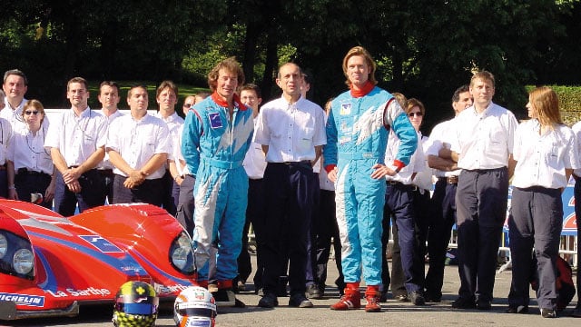 pre-race family photo