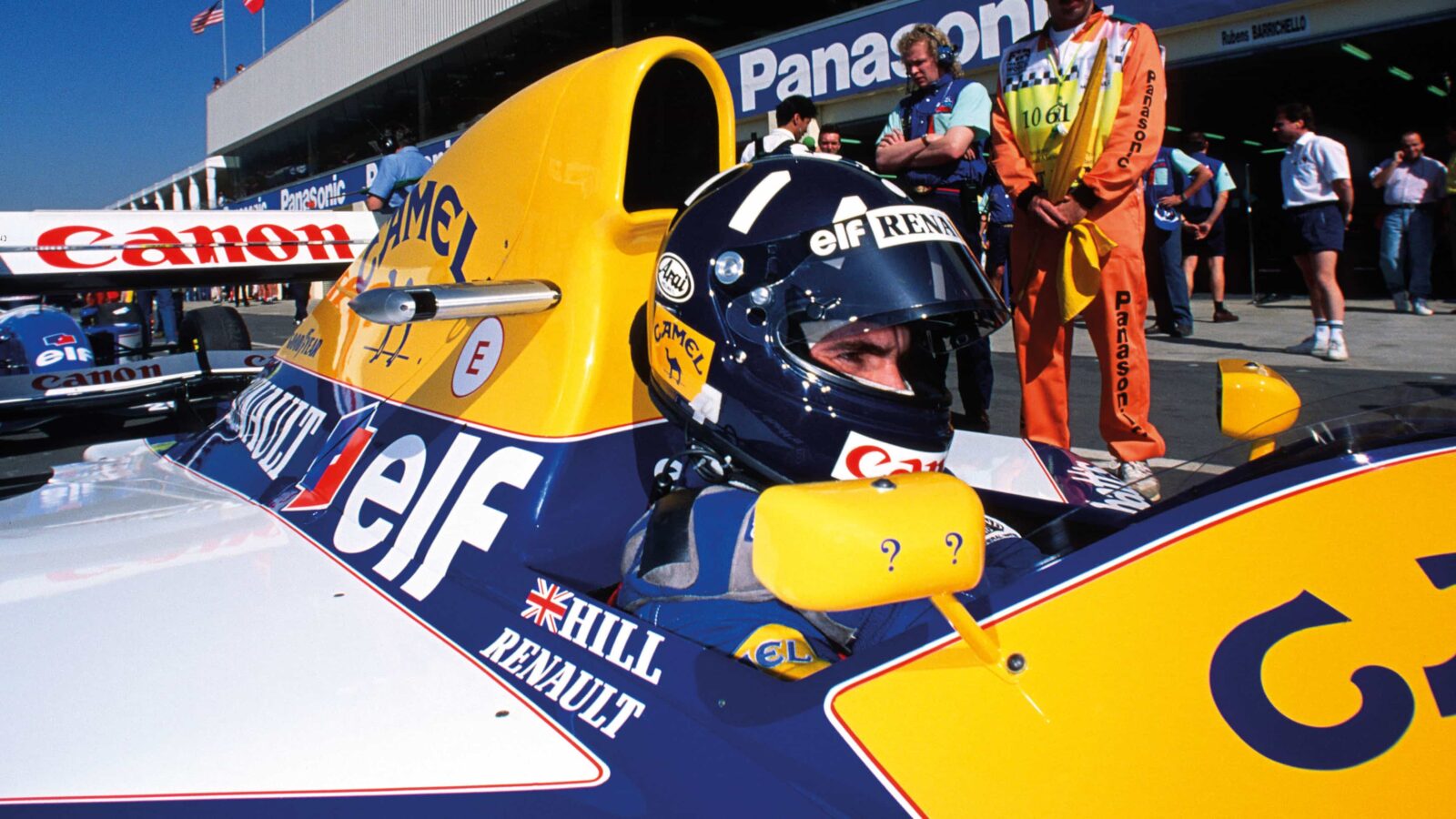 Damon Hill in Williams in 1992