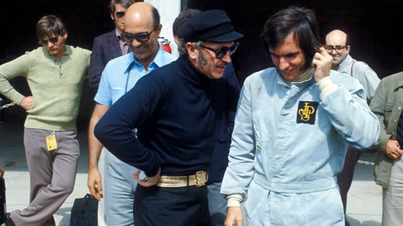 Emerson Fittipaldi Lotus 1972 Italian GP Monza