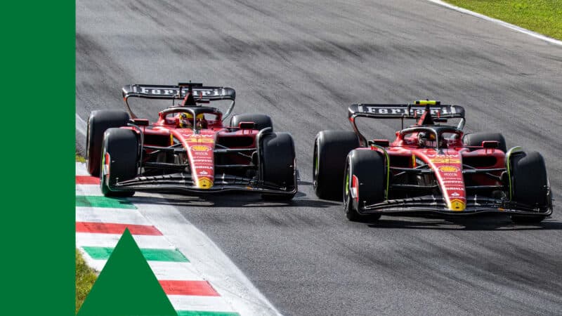 Ferrari team-mates 2023 Italian GP Monza