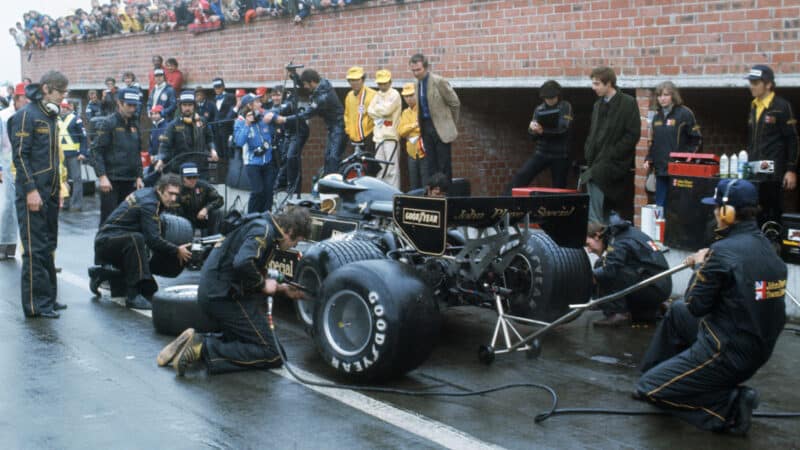 Gunnar Nilsson Lotus 1977 Belgian GP