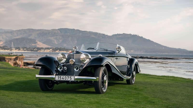 Mercedes 540K at Pebble Beach Concours 2023
