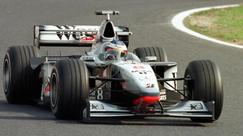 Mika Hakkinen at Suzuka in 1998 Japanese GP