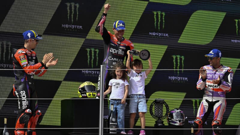 MotoGP Espargaro podium Catalan GP