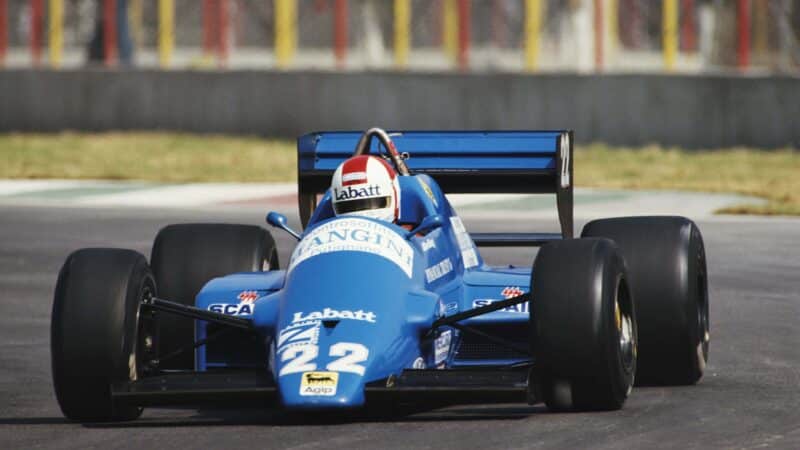 Osella at 1986 Mexican GP