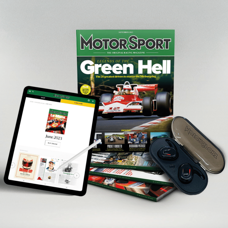 Free Earphones when you Subscribe to Motor Sport