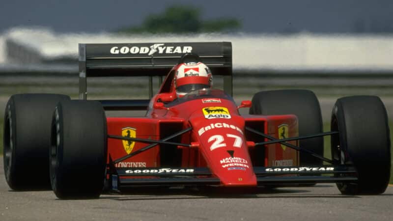 2 Nigel Mansell Ferrari 1989 Brazilian GP