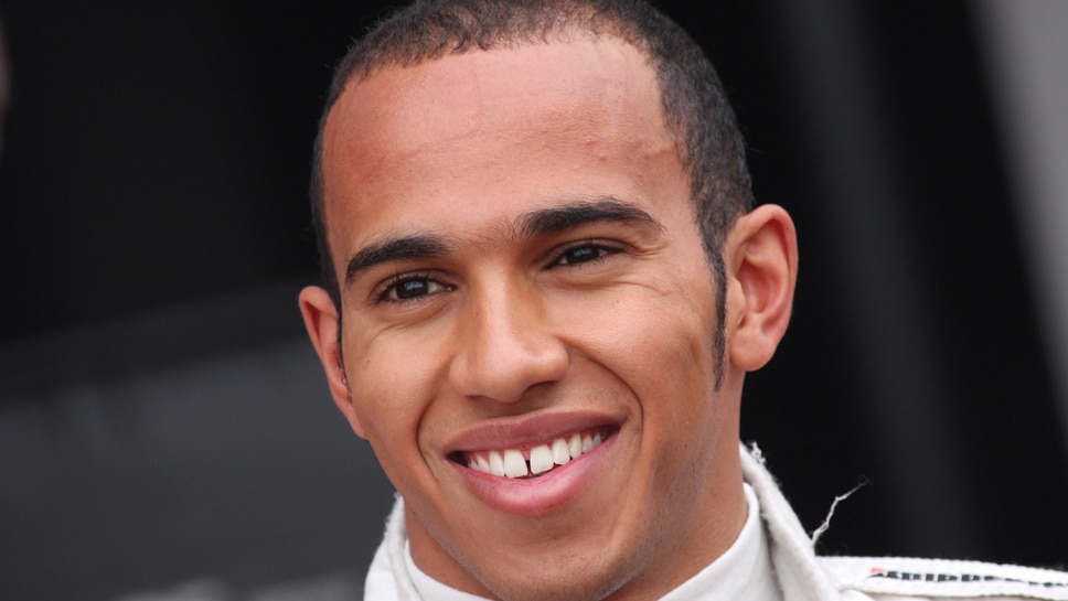 Young Lewis Hamilton