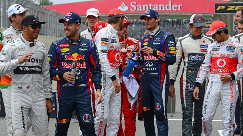 F1 grid 2013