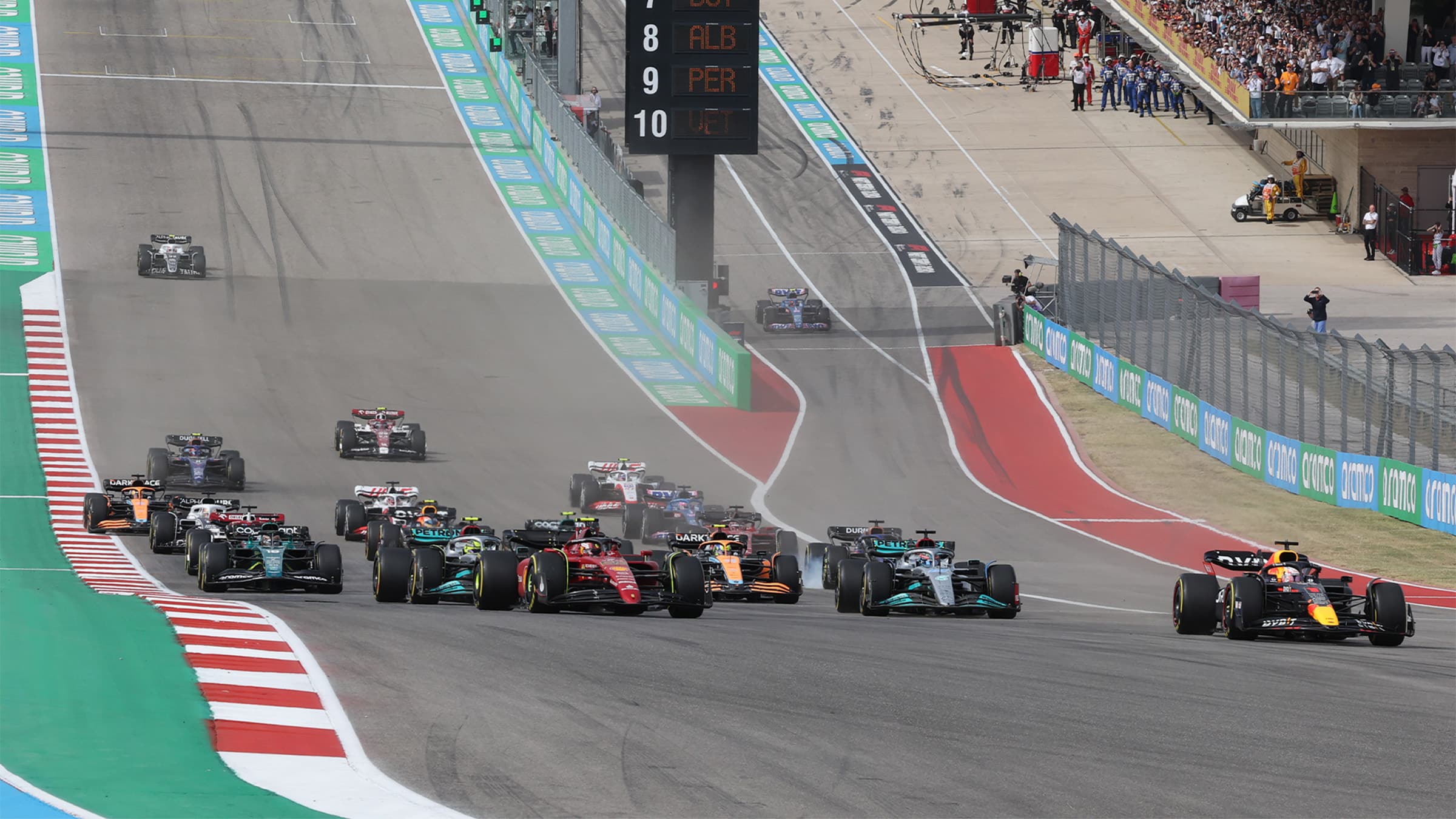 F1 World Championship points after the 2023 United States Grand Prix