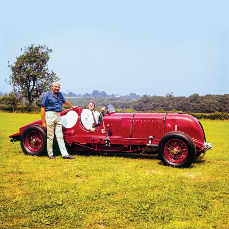 Bill Boddy in Bentley Birkin