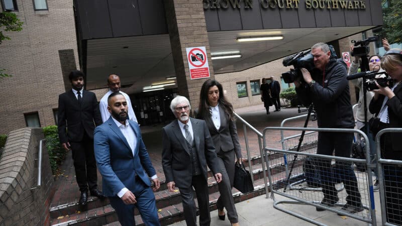 Bernie Ecclestone leaves Southwark Crown Court