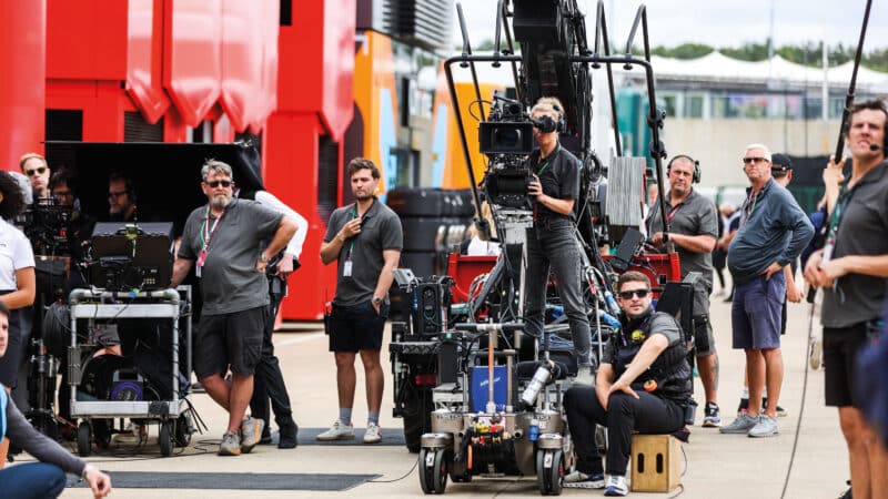 Camera Crew in the pits