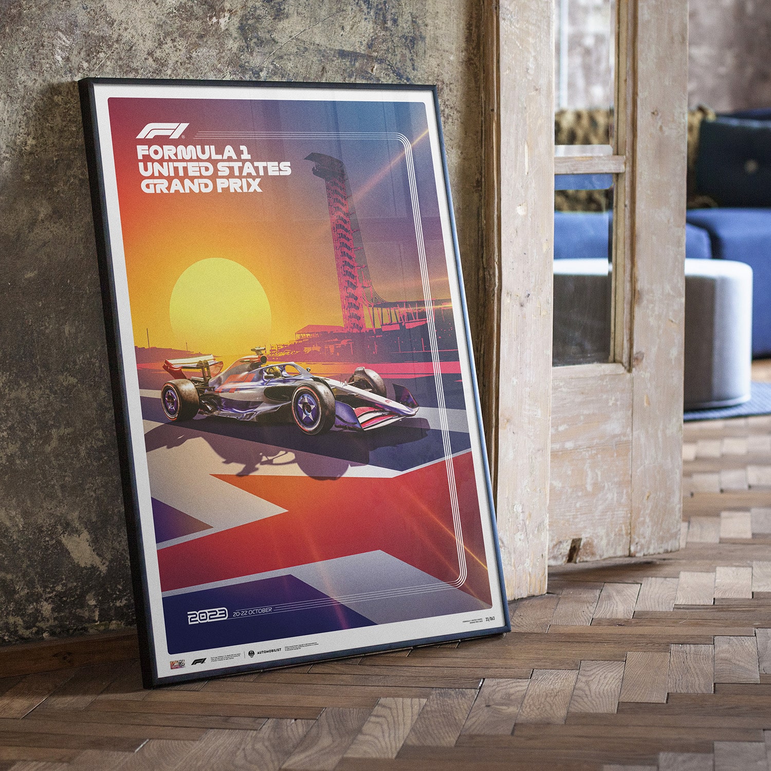 LIMITED EDITION F1 United States Grand Prix Poster 2021 GP Formula