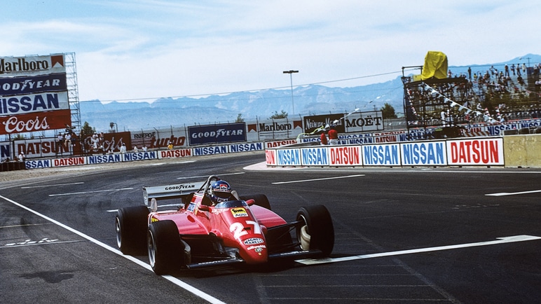 Ferrari’s Patrick Tambay at Vegas