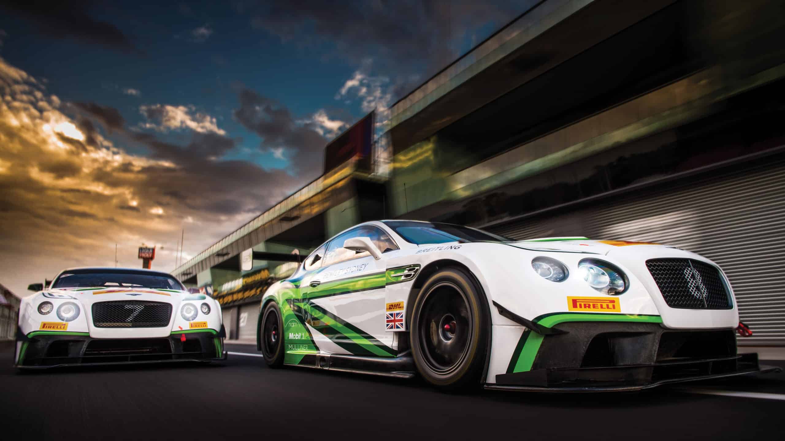 Bentley Continental GT3 Side by Side