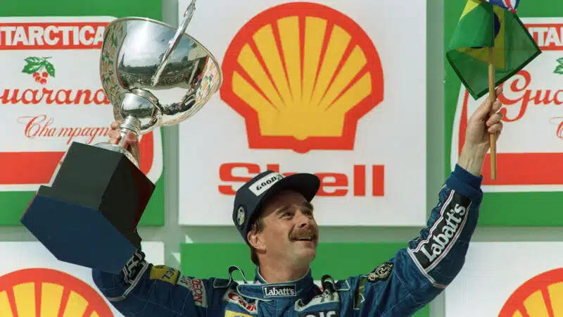 Nigel Mansell 1992 Brazilian GP Williams