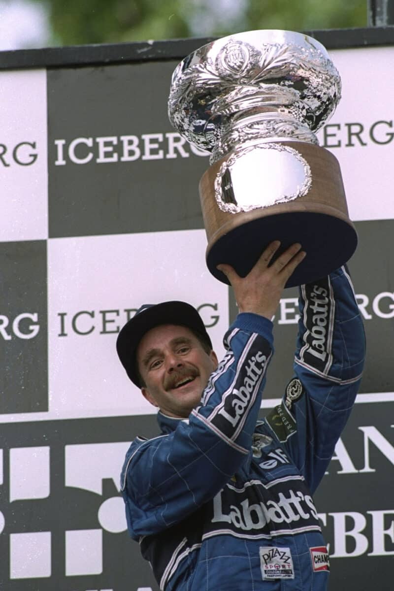 Nigel Mansell 1992 San Marino GP Williams