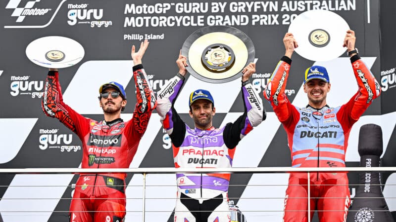 Australian GP podium