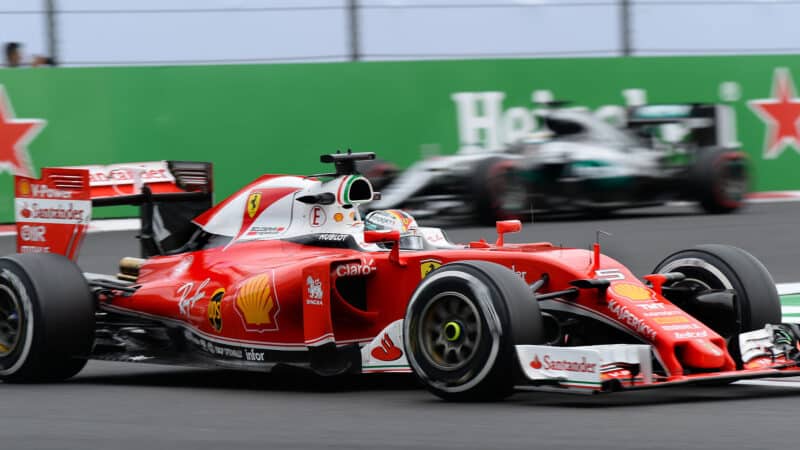 Sebastian Vettel 2016 Mexican GP Ferrari