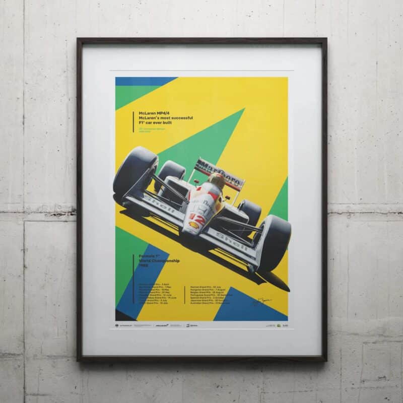 McLaren Mp4/4 poster