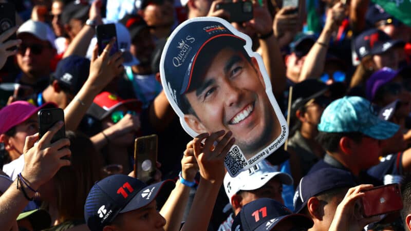 Sergio Perez sign Red Bull 2023 Mexico City GP