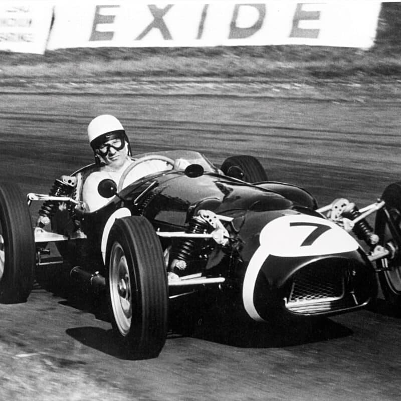 Stirling Moss in Ferguson P99