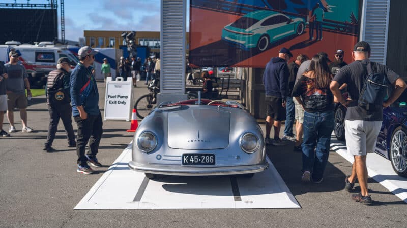The first Porsche 356 on display at 2023 Rennsport reunion