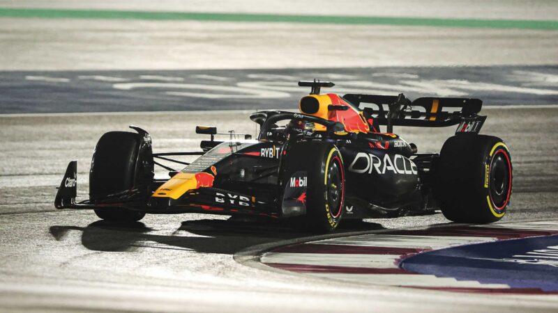 Verstappen on track in Red Bull