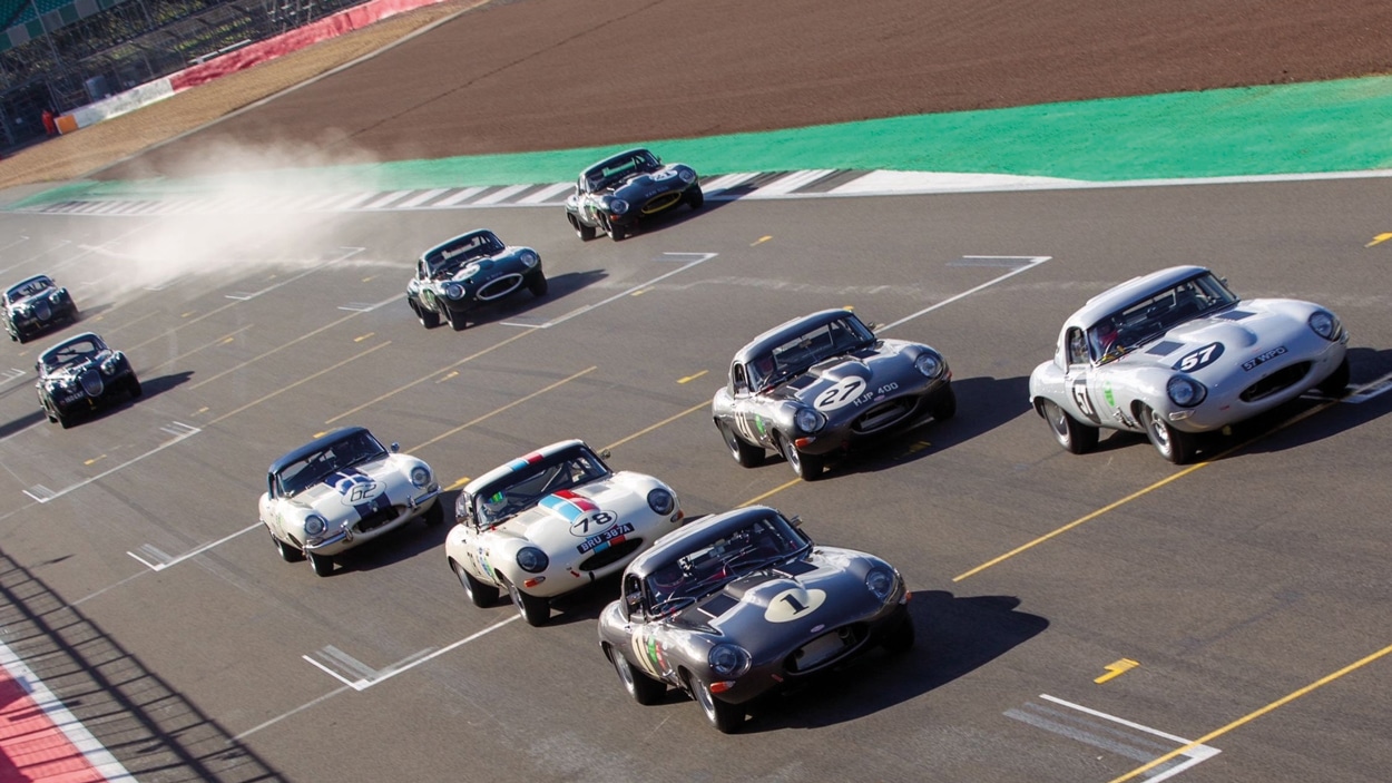Jaguar Challenge field at Silverstone