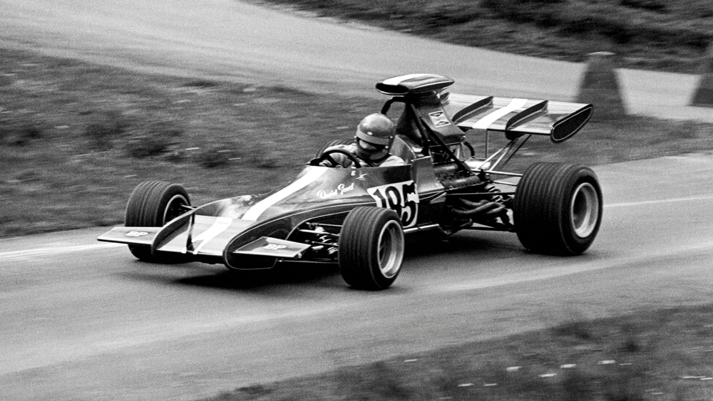David Good pressing on in his Lyncar
