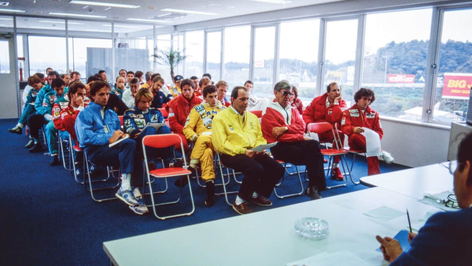 1987 Japanese GP briefing