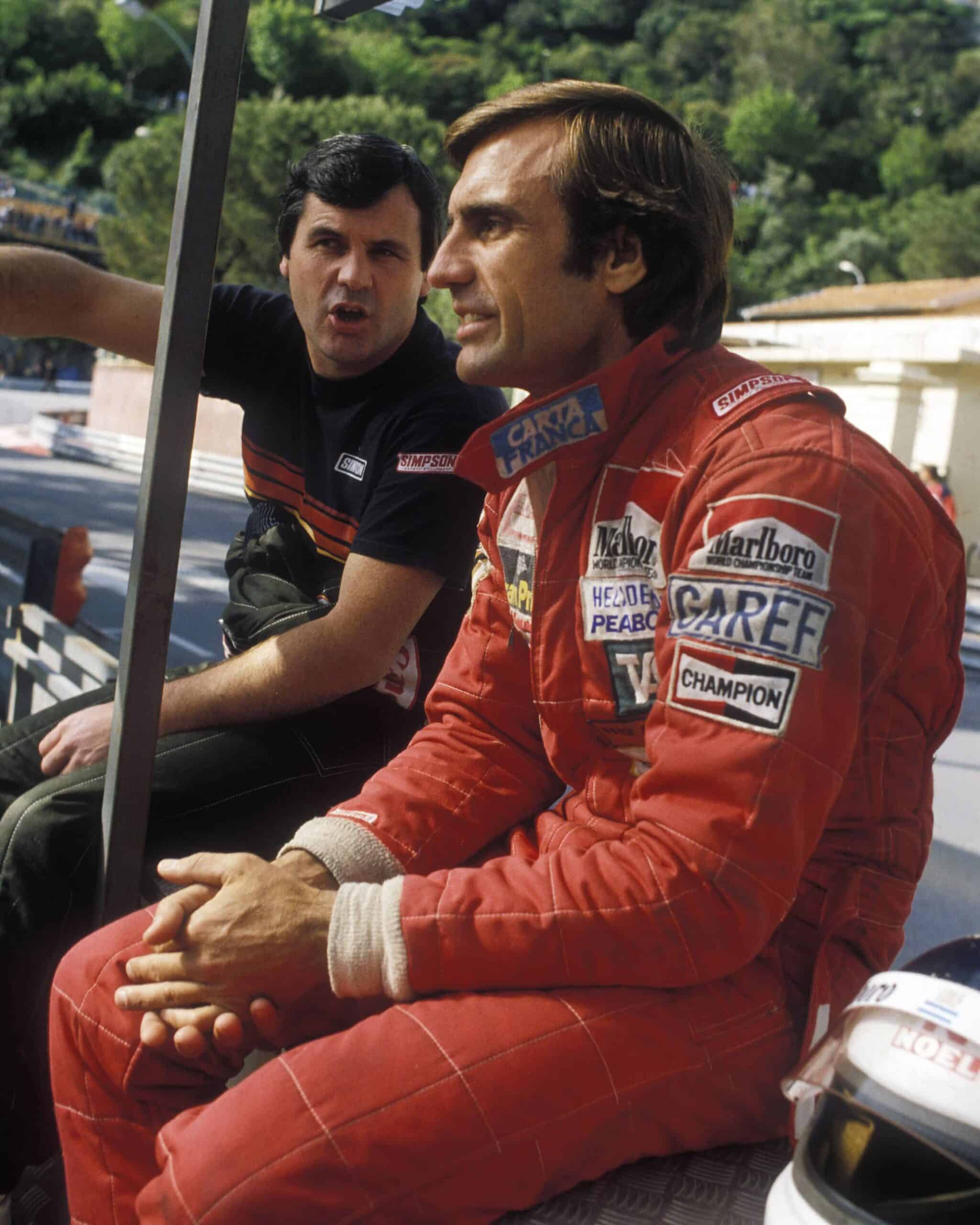 Alan Jones and Carlos Reutemann chat