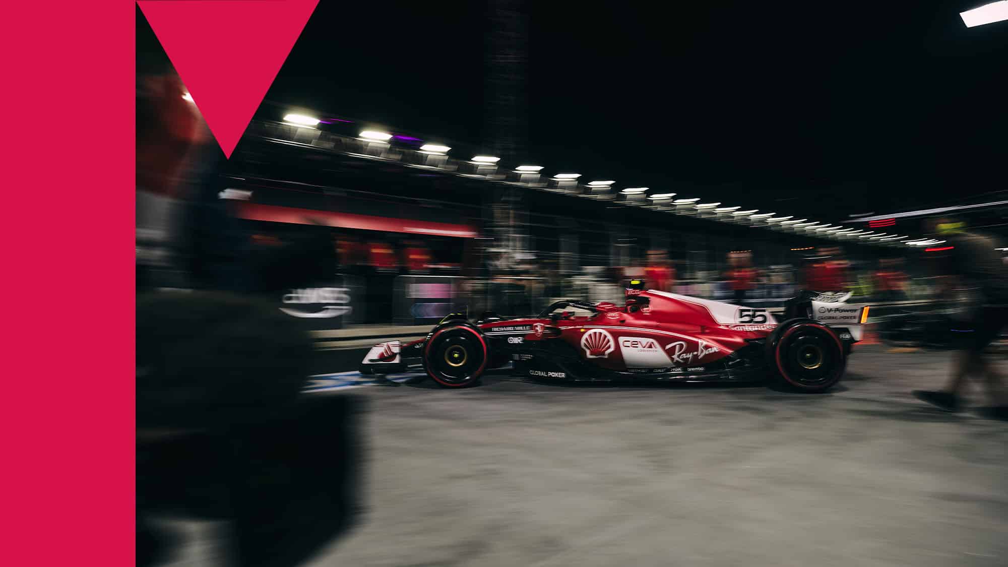 Carlos Sainz Ferrari 2023 Las Vegas GP
