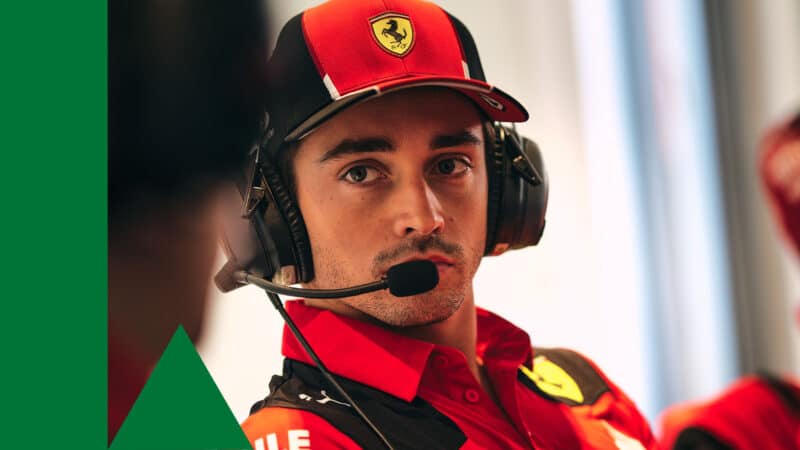 Charles Leclerc Ferrari 2023 Abu Dhabi GP