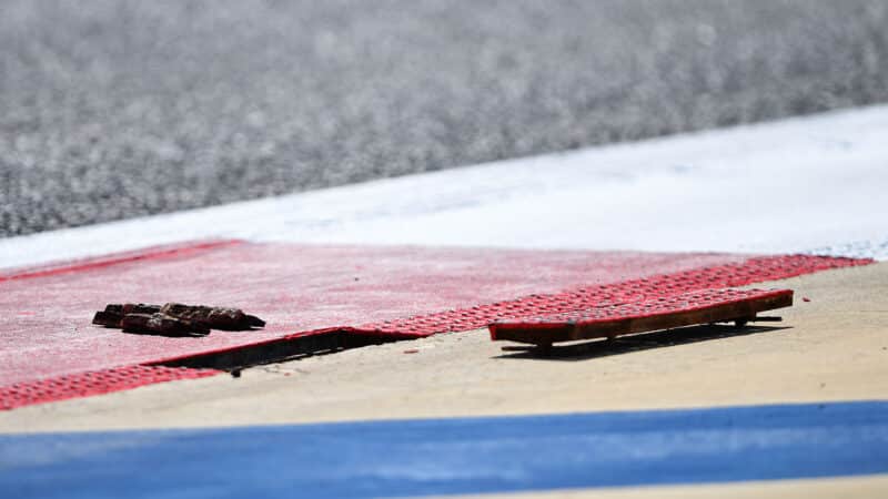 Drain cover F1 2024 pre-season testing