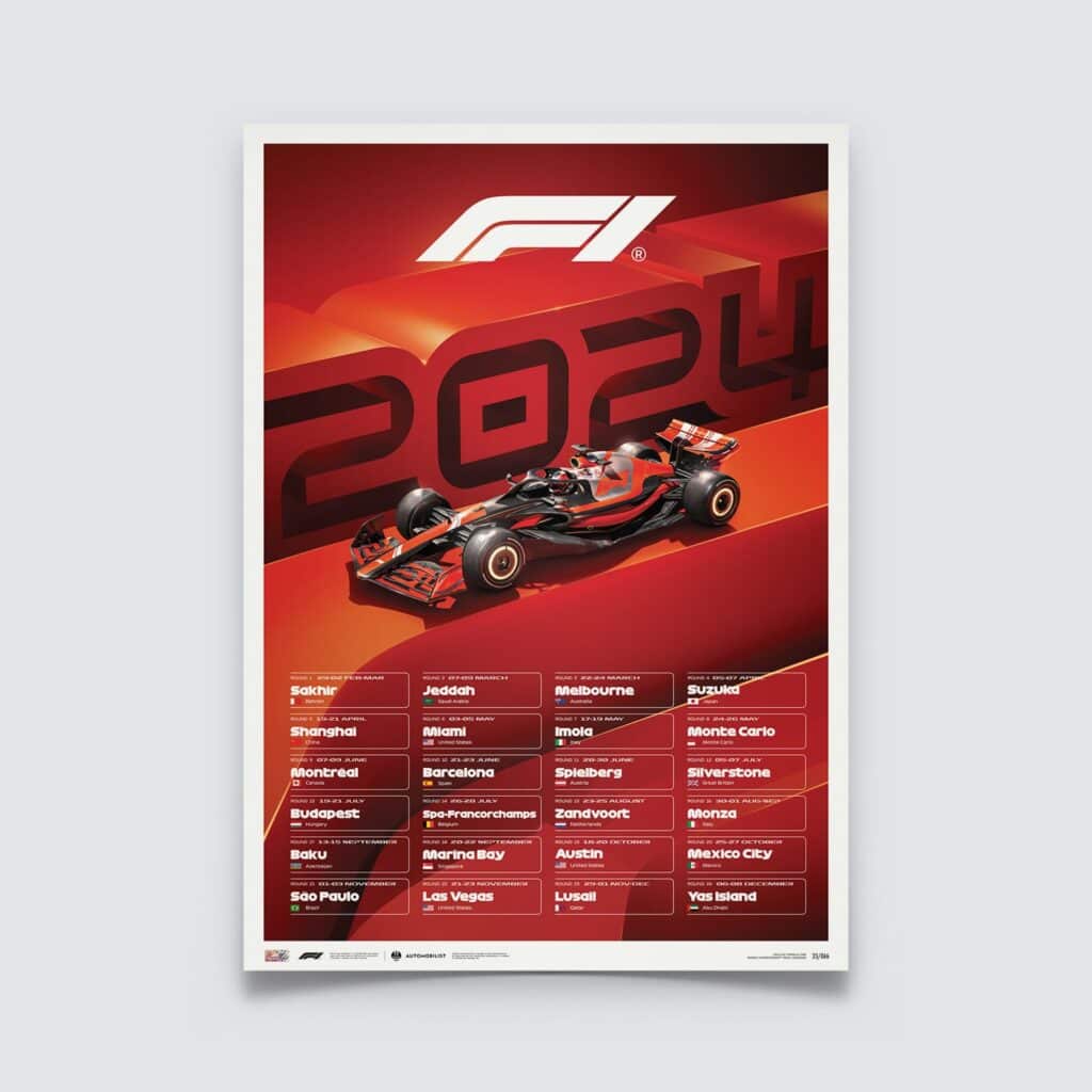 FORMULA 1® 2024 SEASON RACE CALENDAR Motor Sport Magazine