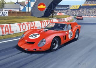 Product image for Ferrari SWB 'Breadvan' | Le Mans | 1962 | Martin Tomlinson | Limited Edition Print