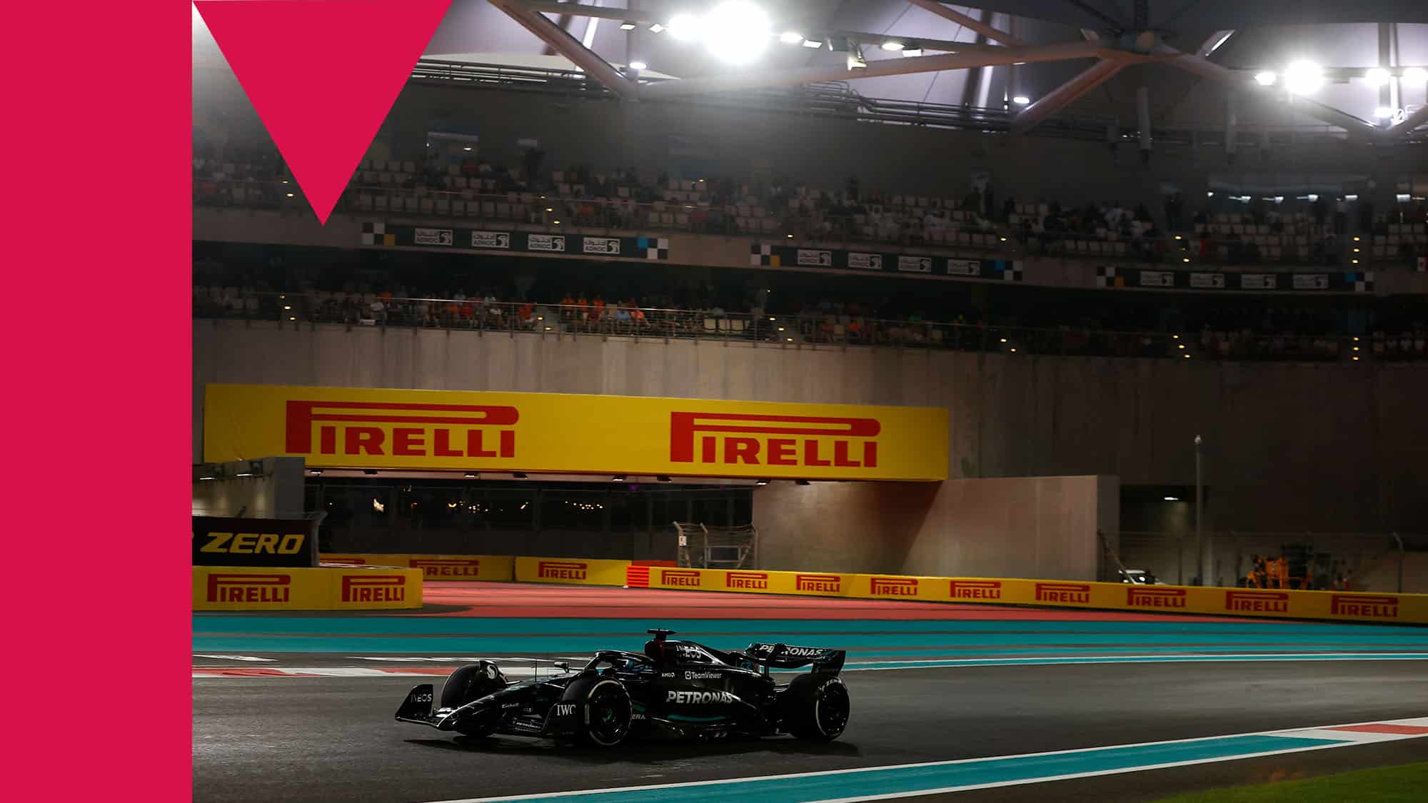 George Russell Mercedes 2023 Abu Dhabi GP