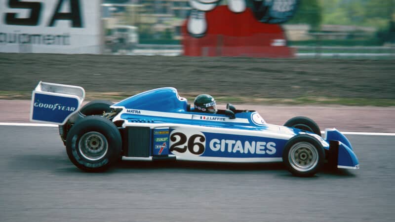 Jacques Laffite in 1976 Ligier