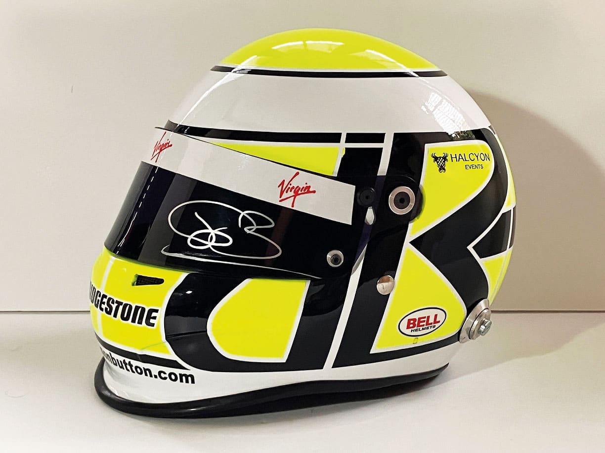 Jenson Button-helmet