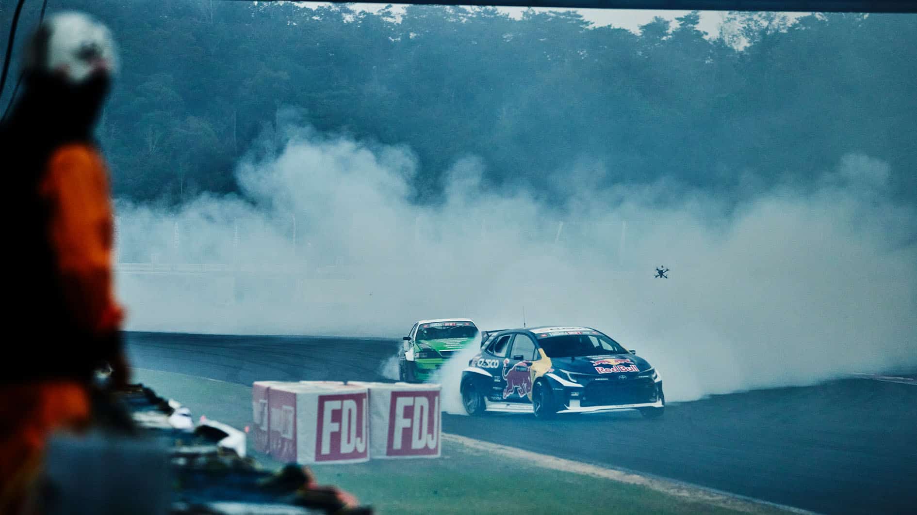 Kalle Rovenpera Toyota drifting Japan 3