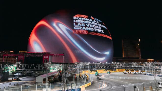 What will F1 display on the brand new Las Vegas Sphere? - Motor Sport ...