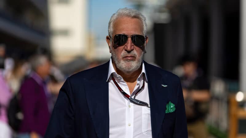 Lawrence Stroll marches through F1 paddock at 2023 United States Grand Prix
