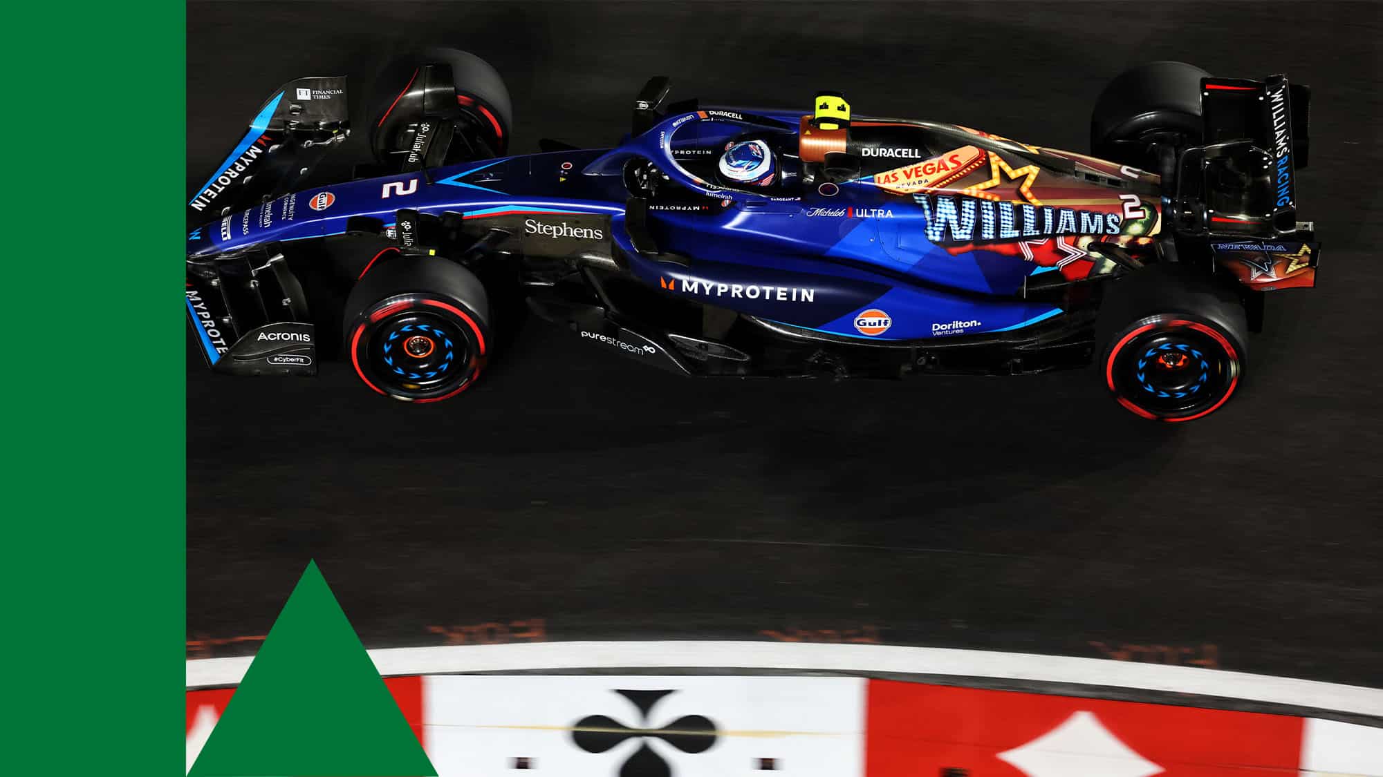 Logan Sargeant Williams 2023 Las Vegas GP